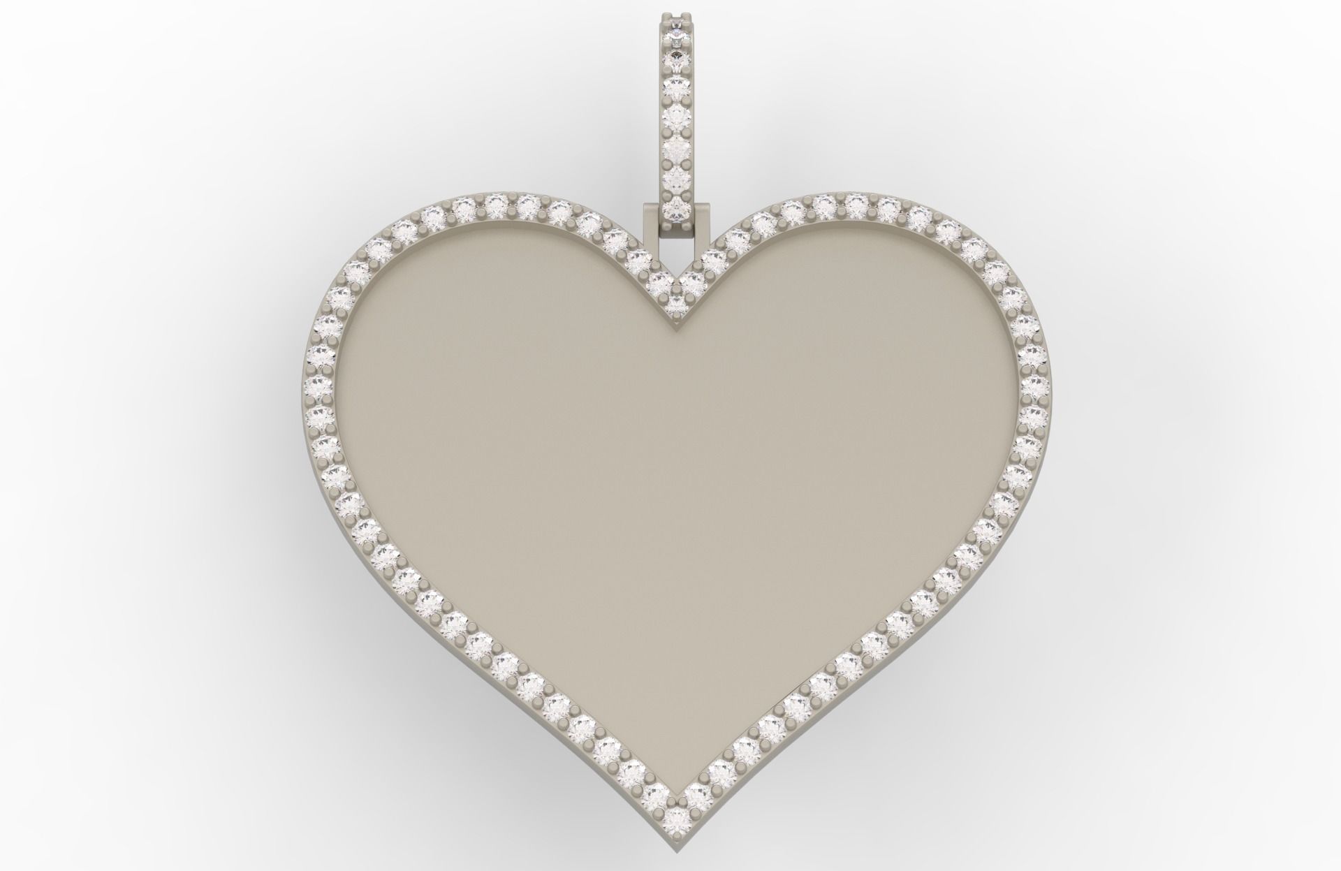 Heart Frame Big Size 2 Options 3D print model_7