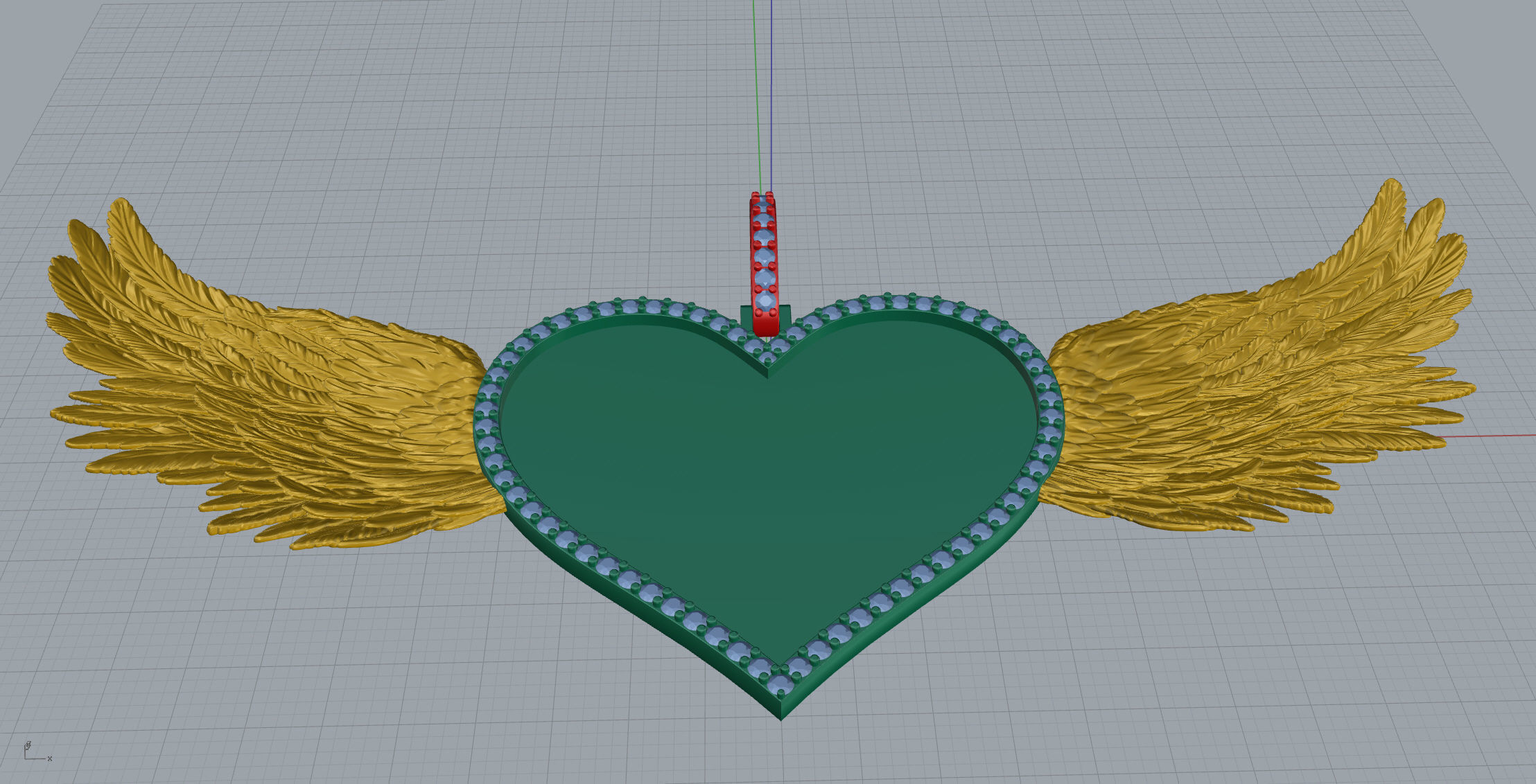 Heart Frame Big Size 2 Options 3D print model_16
