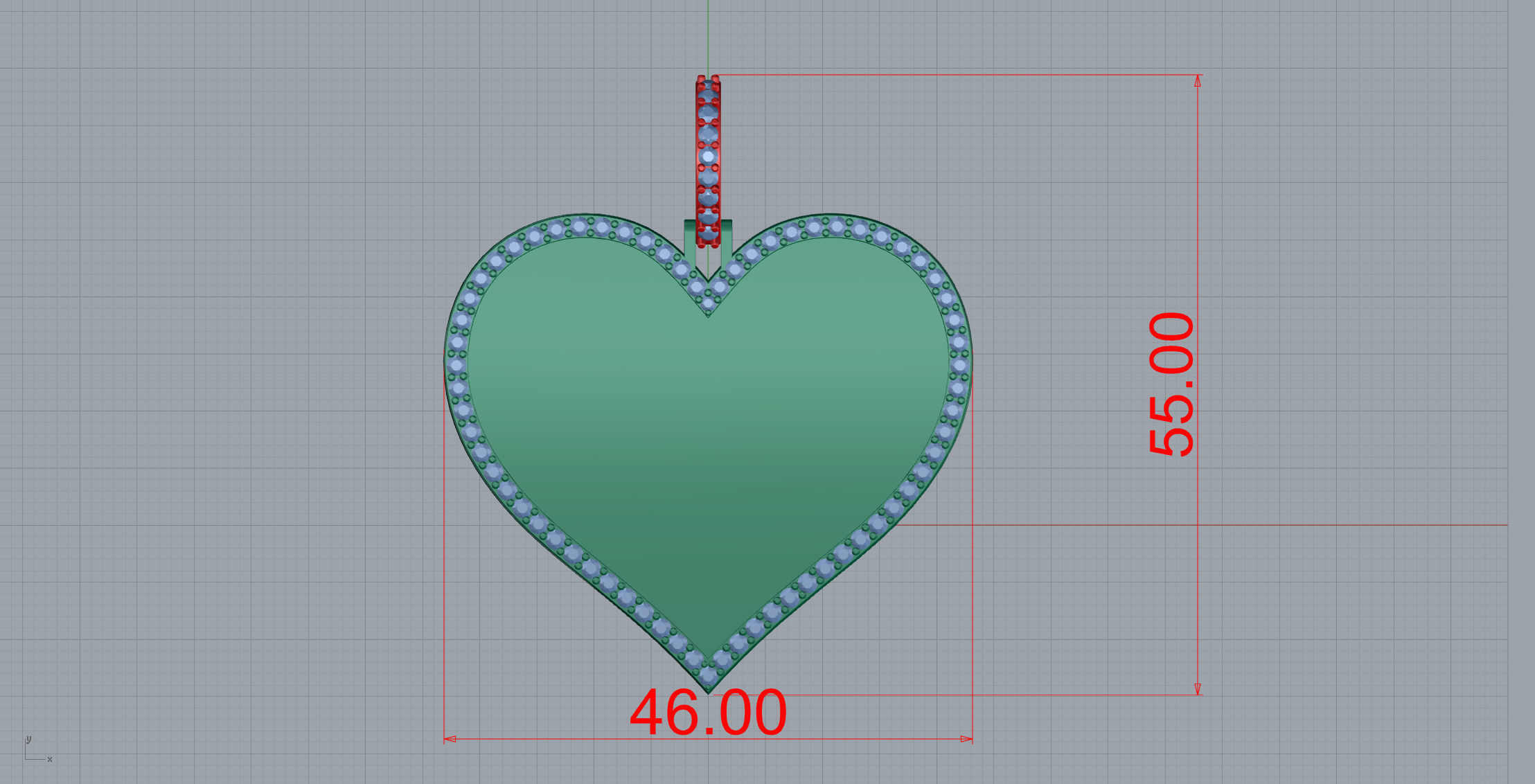 Heart Frame Big Size 2 Options 3D print model_9