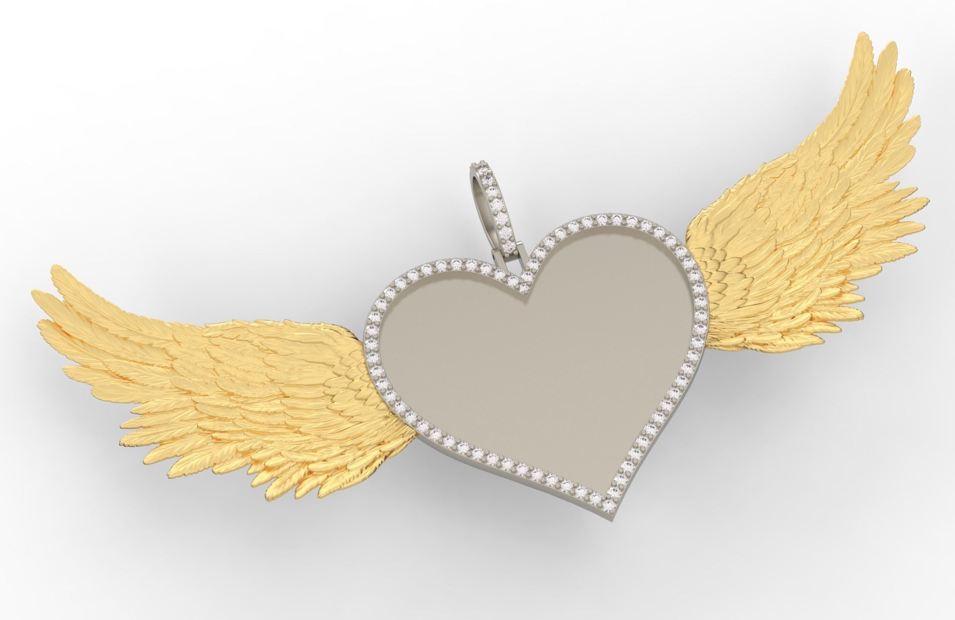 Heart Frame Big Size 2 Options 3D print model_5