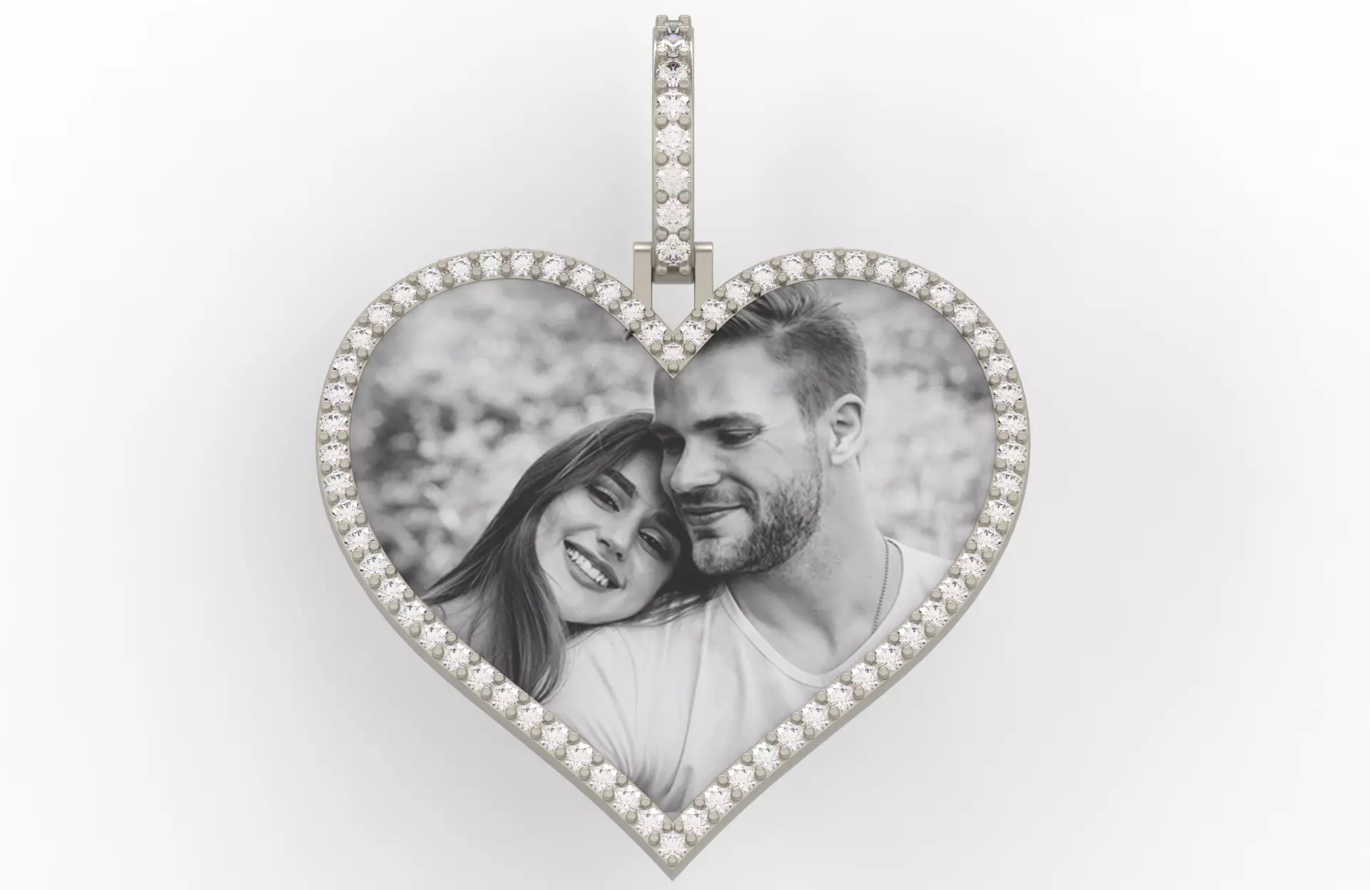 Heart Frame Big Size 2 Options 3D print model_0