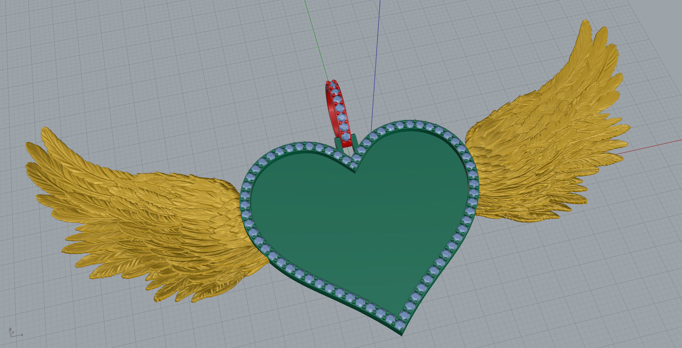 Heart Frame Big Size 2 Options 3D print model_8