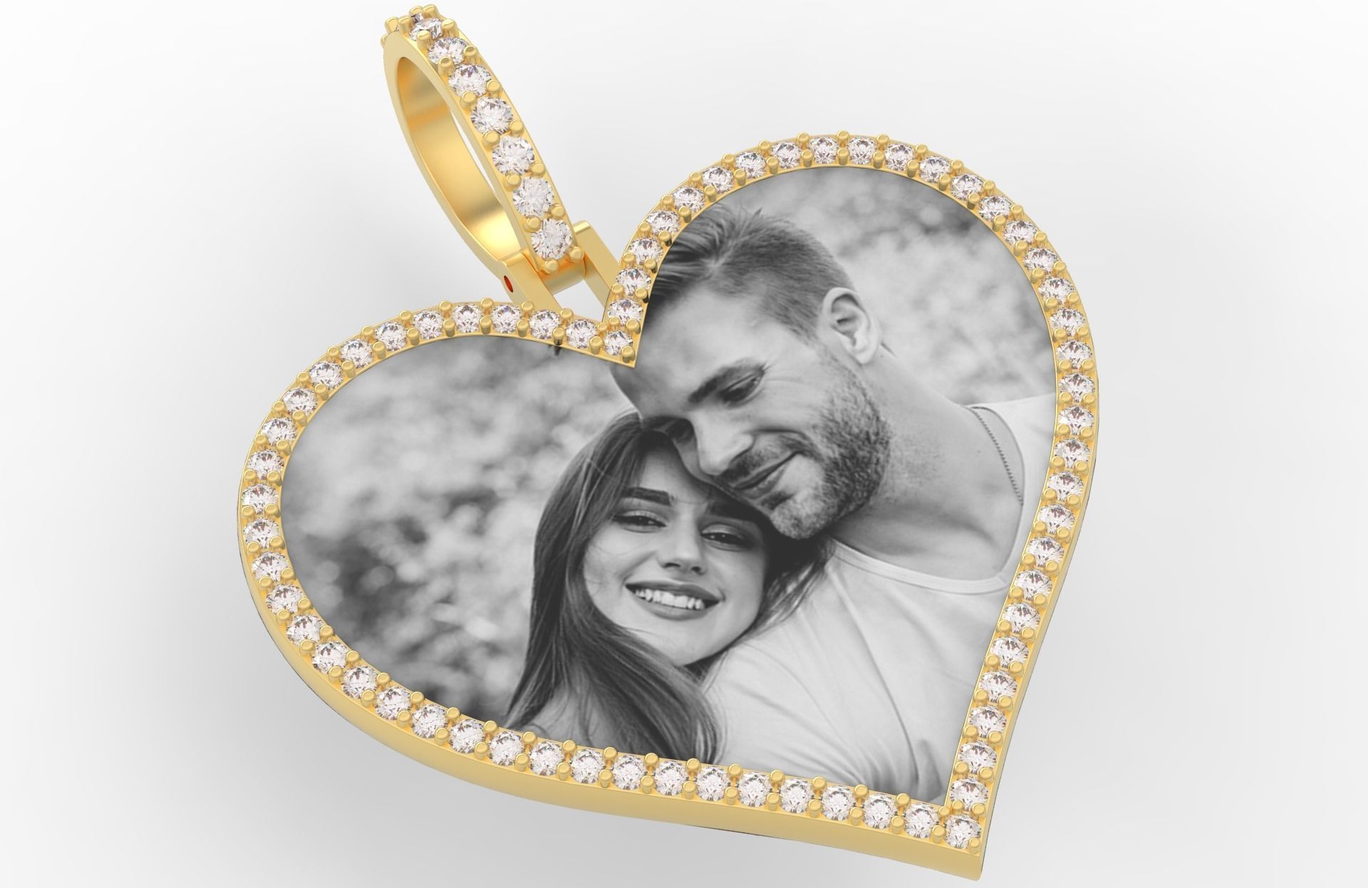 Heart Frame Big Size 2 Options 3D print model_1