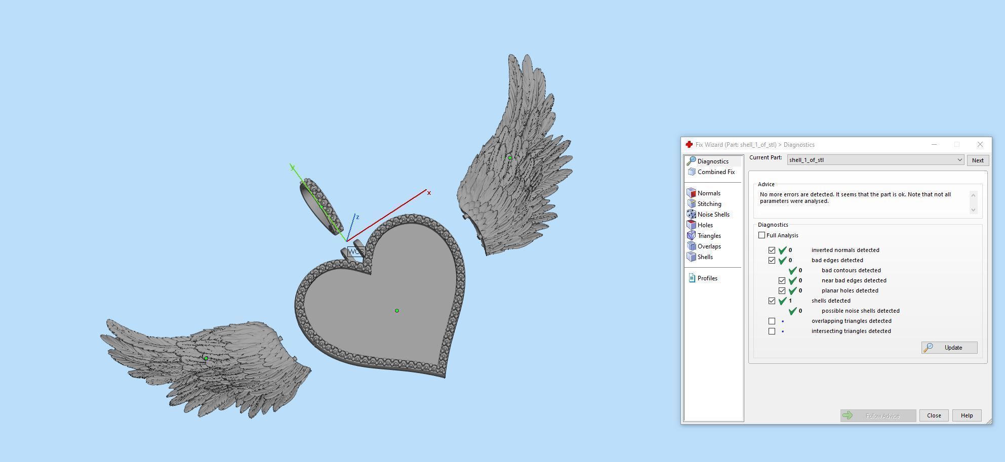 Heart Frame Small Size 2 Options 3D print model_19