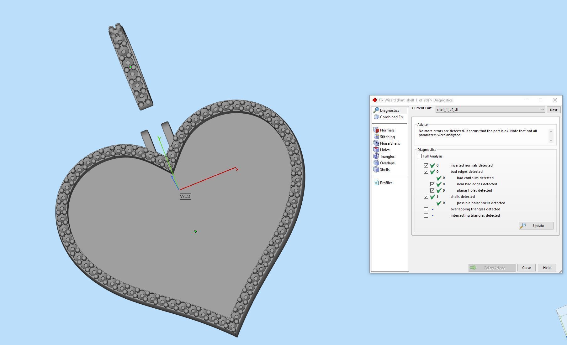 Heart Frame Small Size 2 Options 3D print model_11