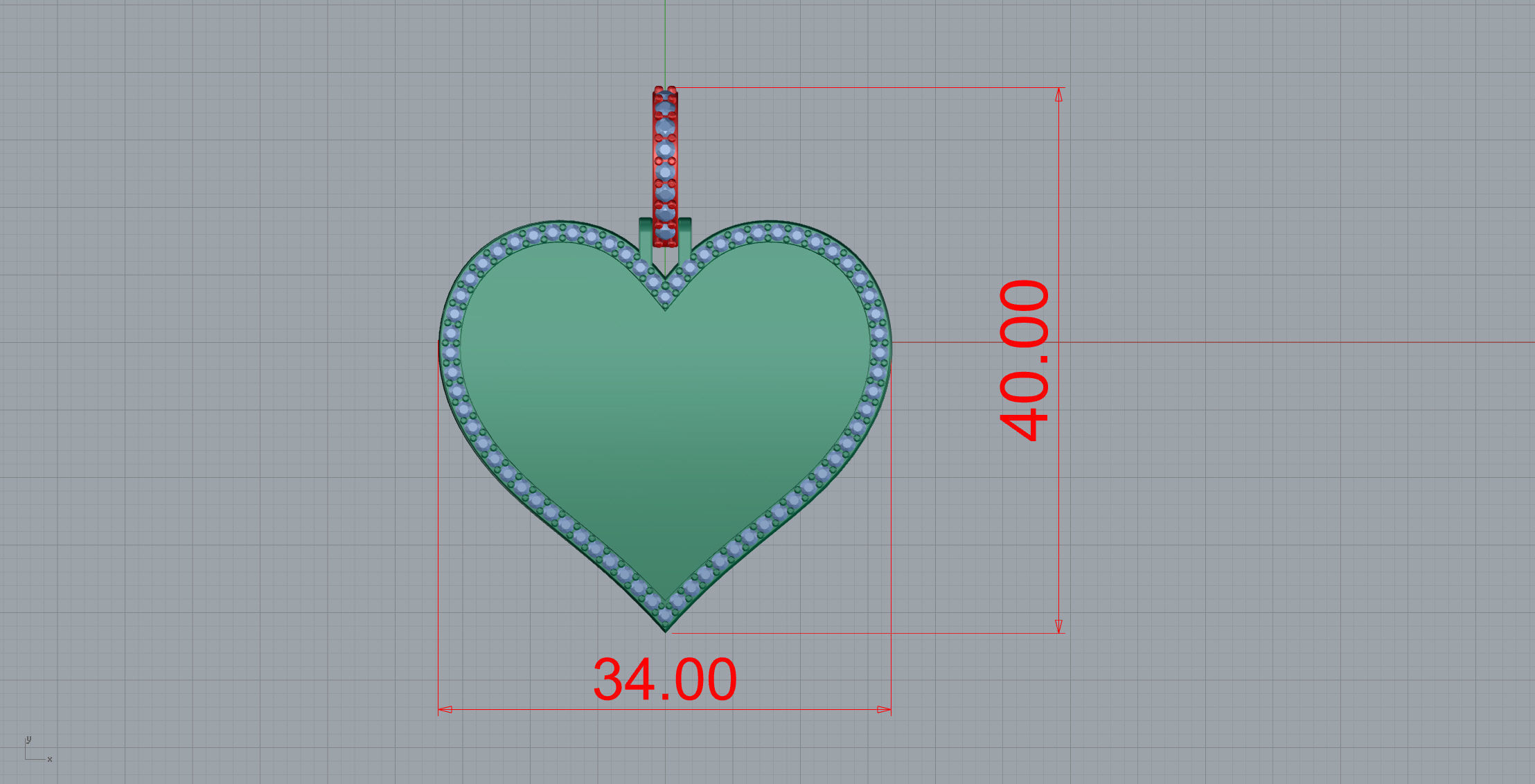 Heart Frame Small Size 2 Options 3D print model_18