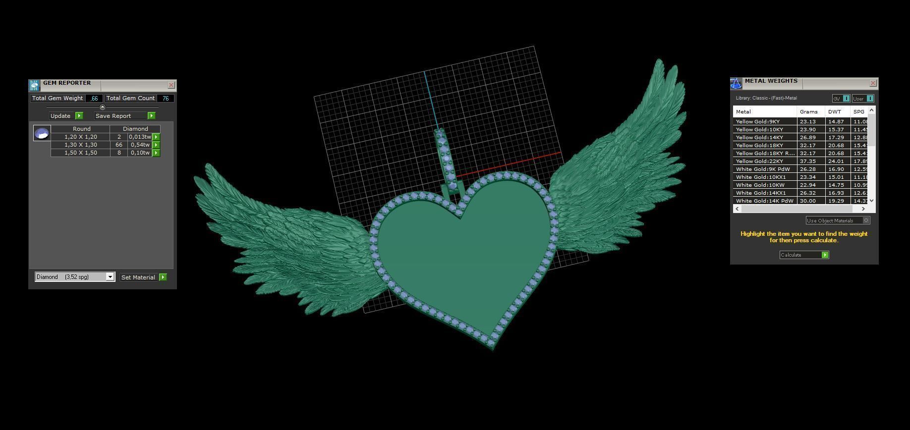 Heart Frame Small Size 2 Options 3D print model_9