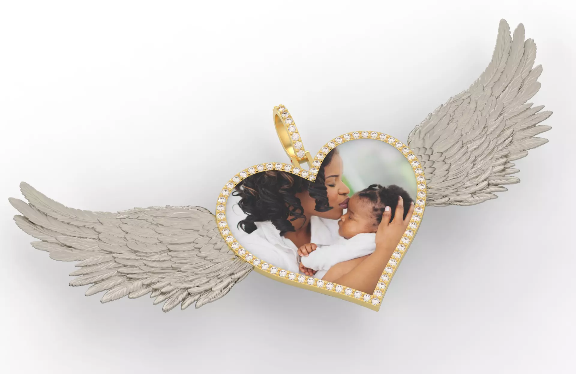 Heart Frame Small Size 2 Options 3D print model_0