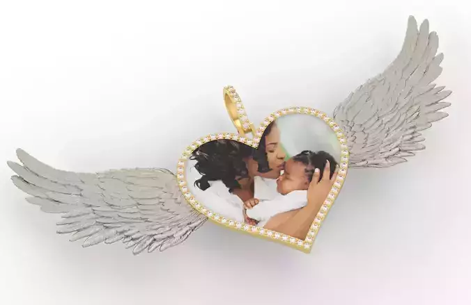 Heart Frame Small Size 2 Options 3D print model