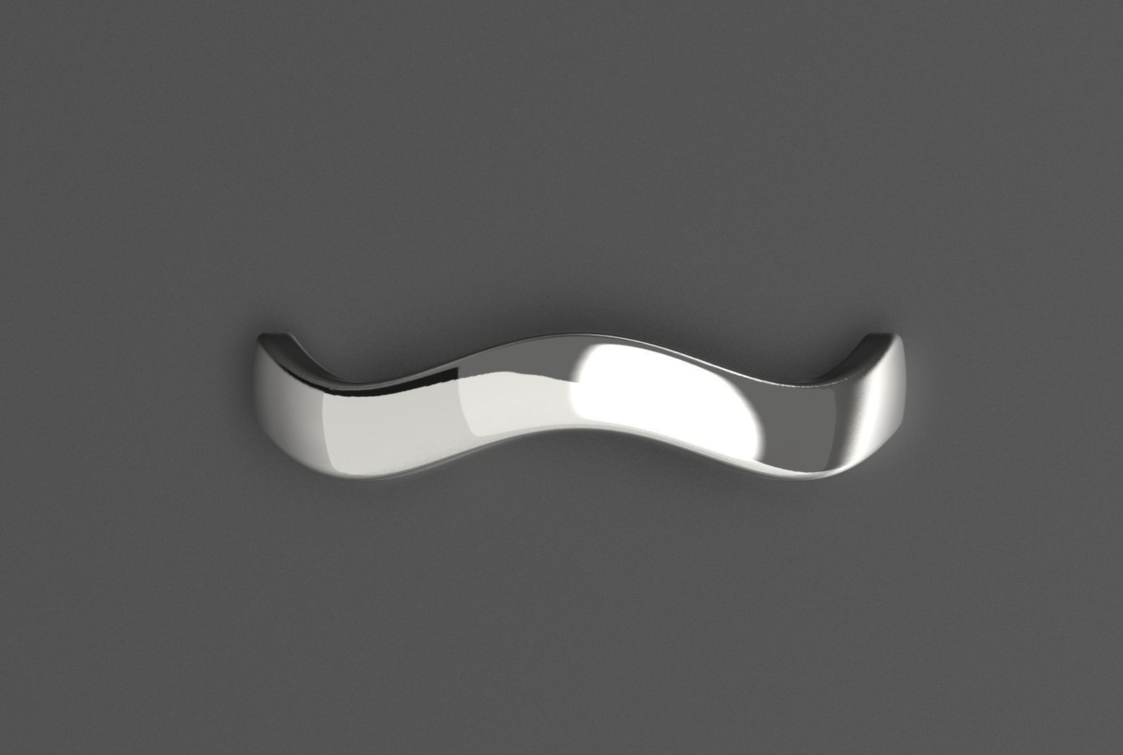 Wave Ring 3D print model_9