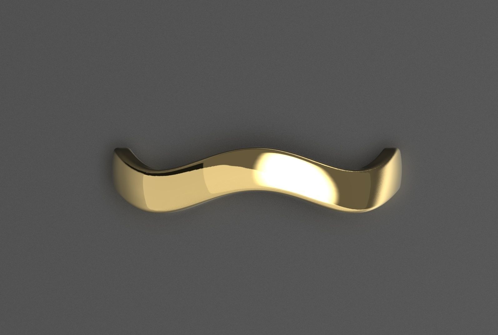 Wave Ring 3D print model_8