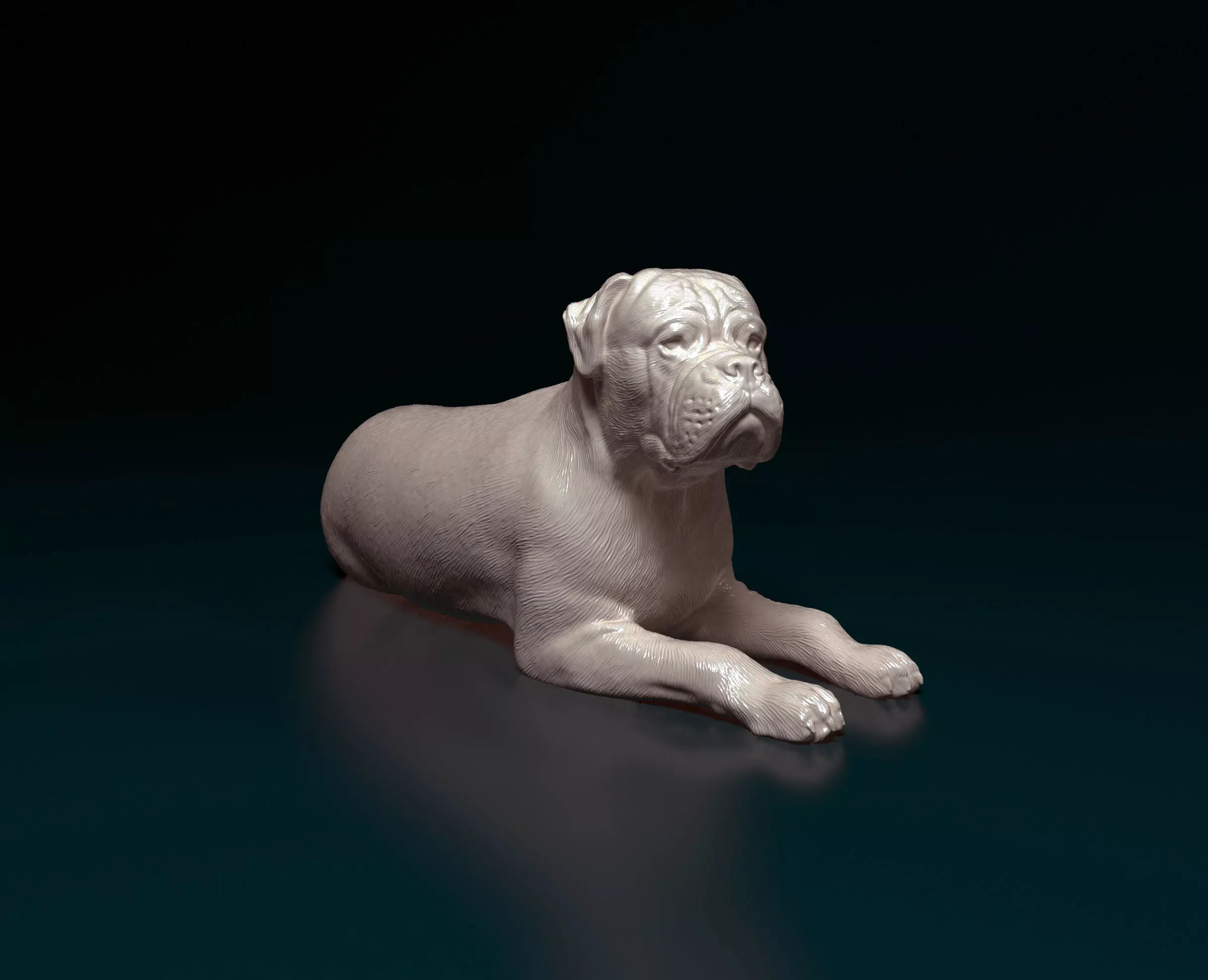 American Bulldog 3D print model_0