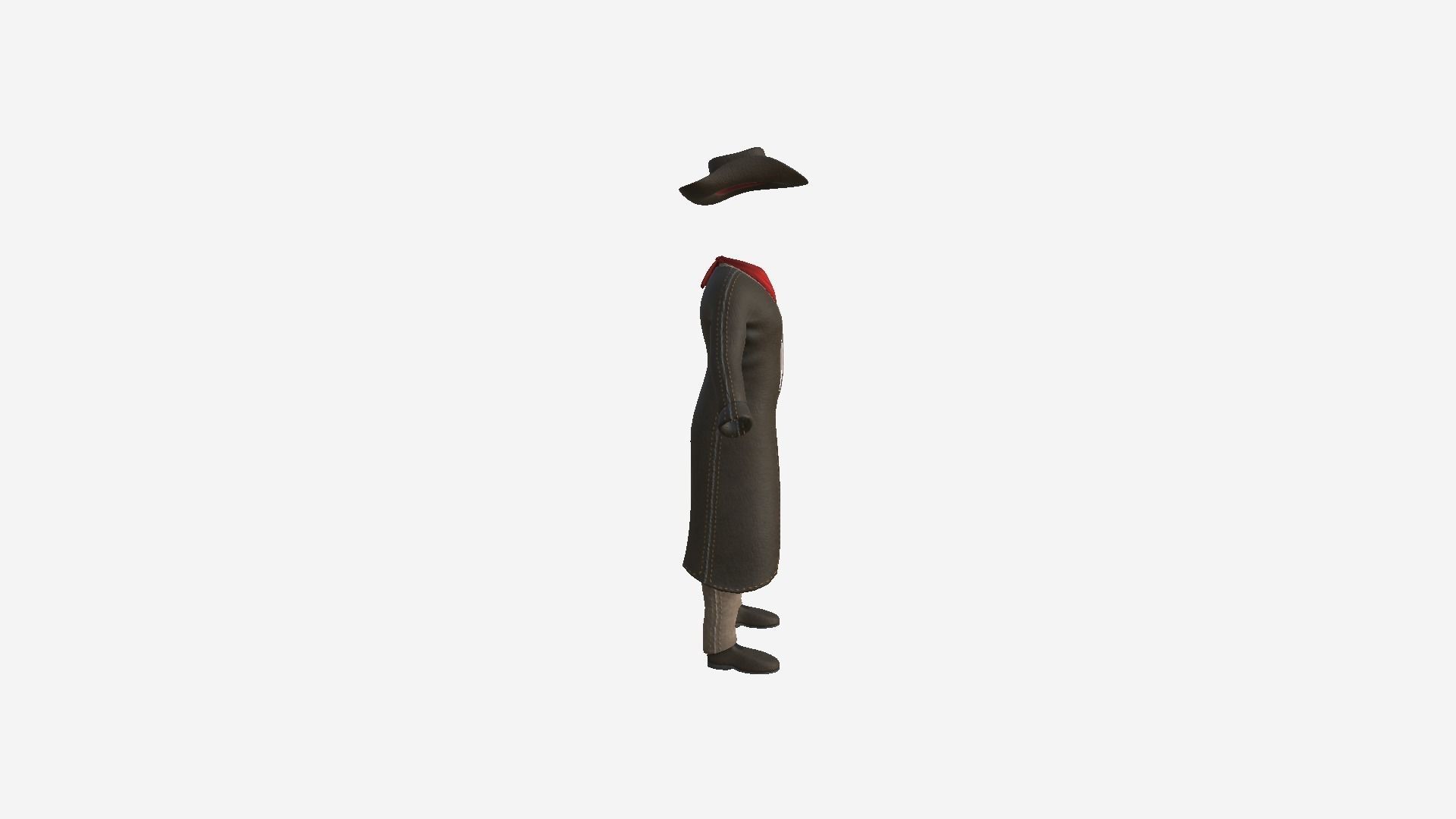08 Cowboy Outfits A - Character Fashion Design 3D Model Collection_31