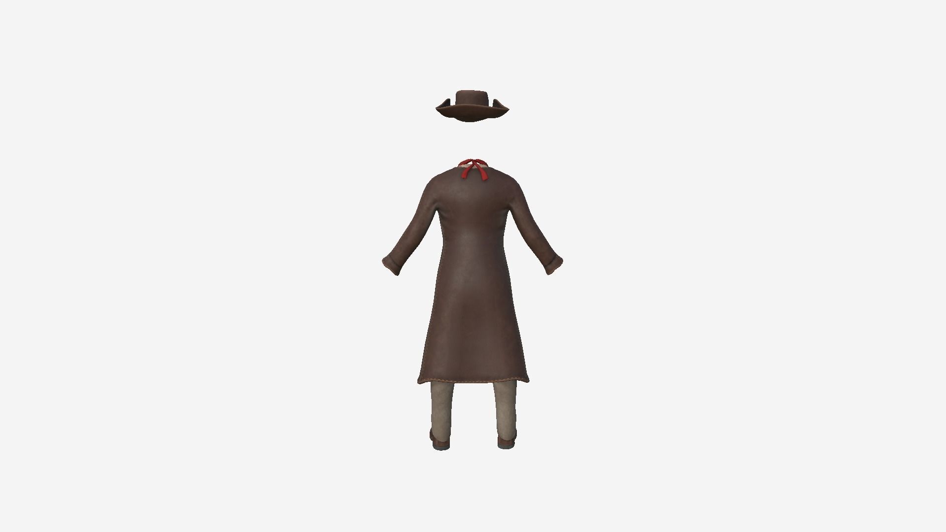 08 Cowboy Outfits A - Character Fashion Design 3D Model Collection_39