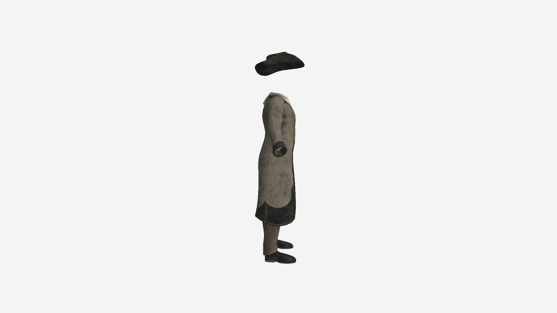 08 Cowboy Outfits A - Character Fashion Design 3D Model Collection_26