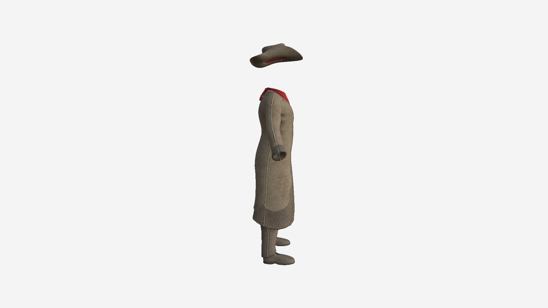 08 Cowboy Outfits A - Character Fashion Design 3D Model Collection_29