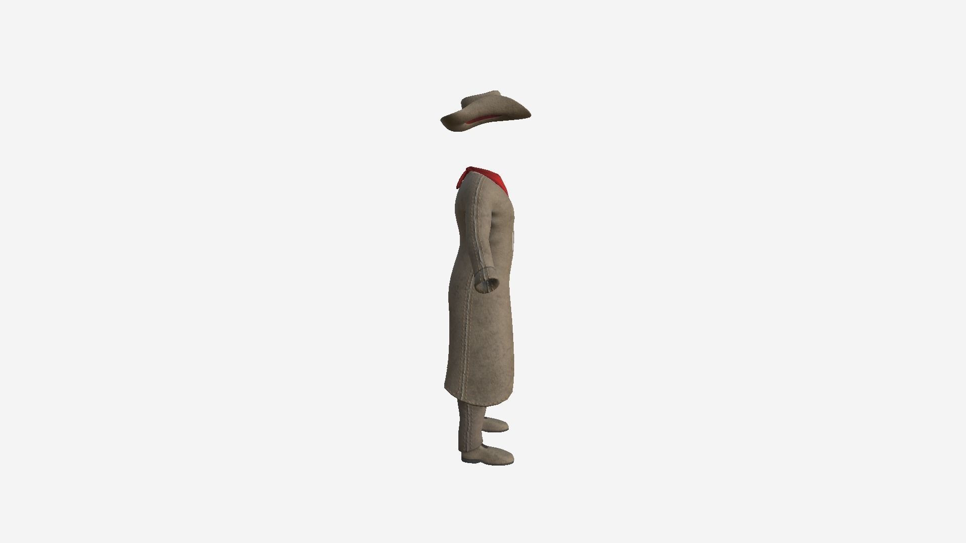 08 Cowboy Outfits A - Character Fashion Design 3D Model Collection_41
