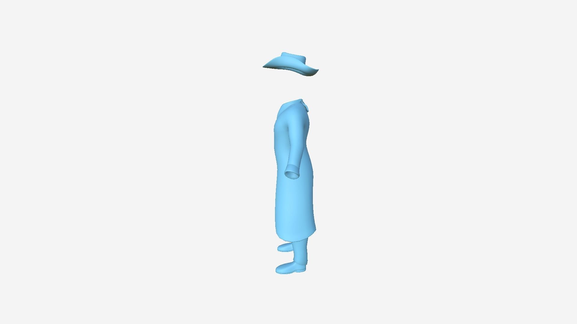 08 Cowboy Outfits A - Character Fashion Design 3D Model Collection_12