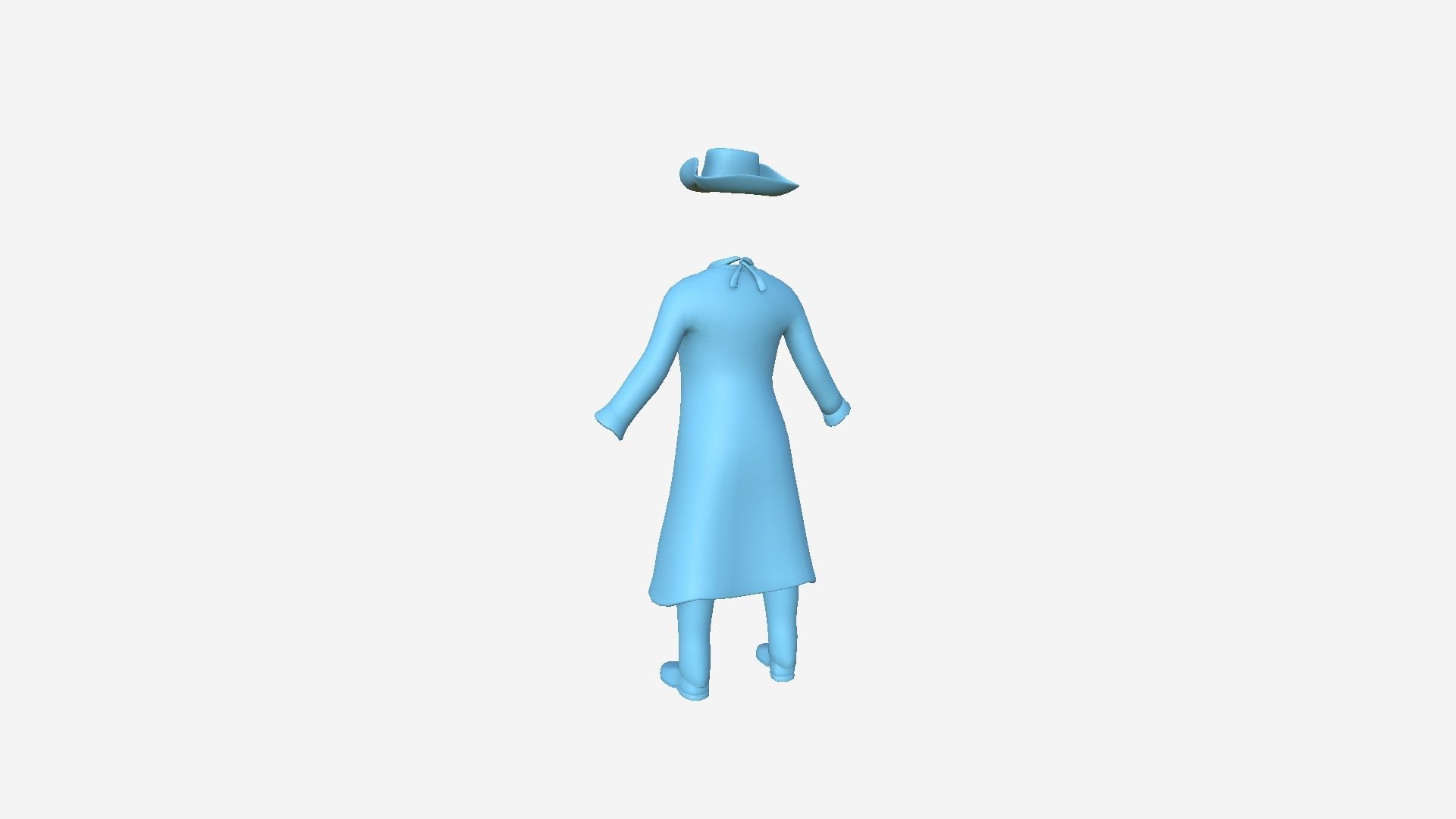 08 Cowboy Outfits A - Character Fashion Design 3D Model Collection_13