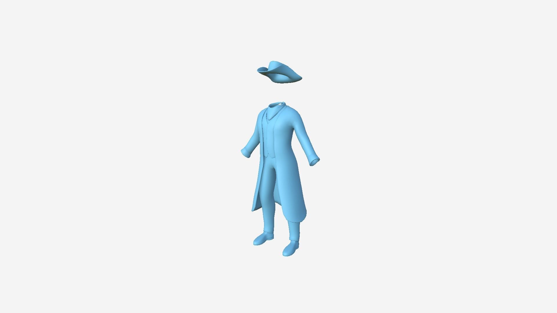 08 Cowboy Outfits A - Character Fashion Design 3D Model Collection_9