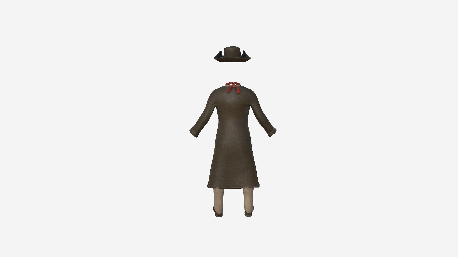 08 Cowboy Outfits A - Character Fashion Design 3D Model Collection_38