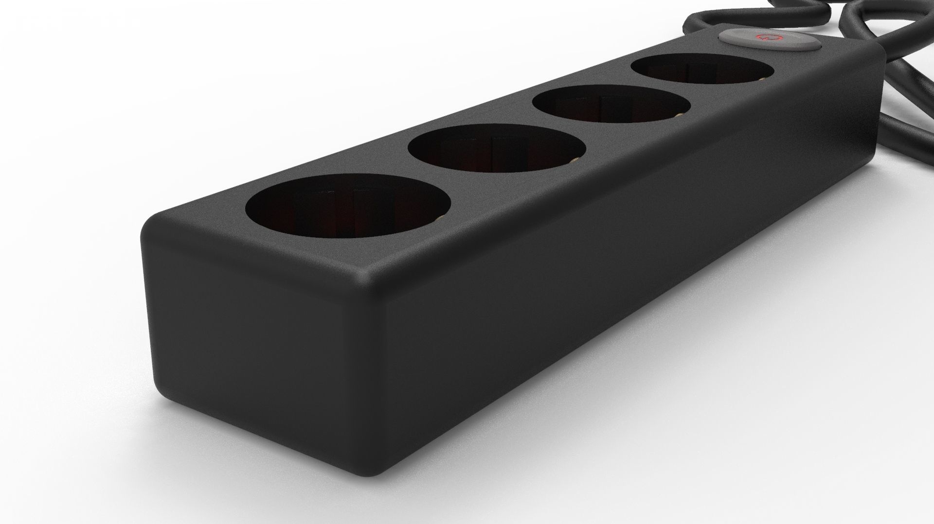 FOUR INPUT CORDED SOCKET 3D model_22