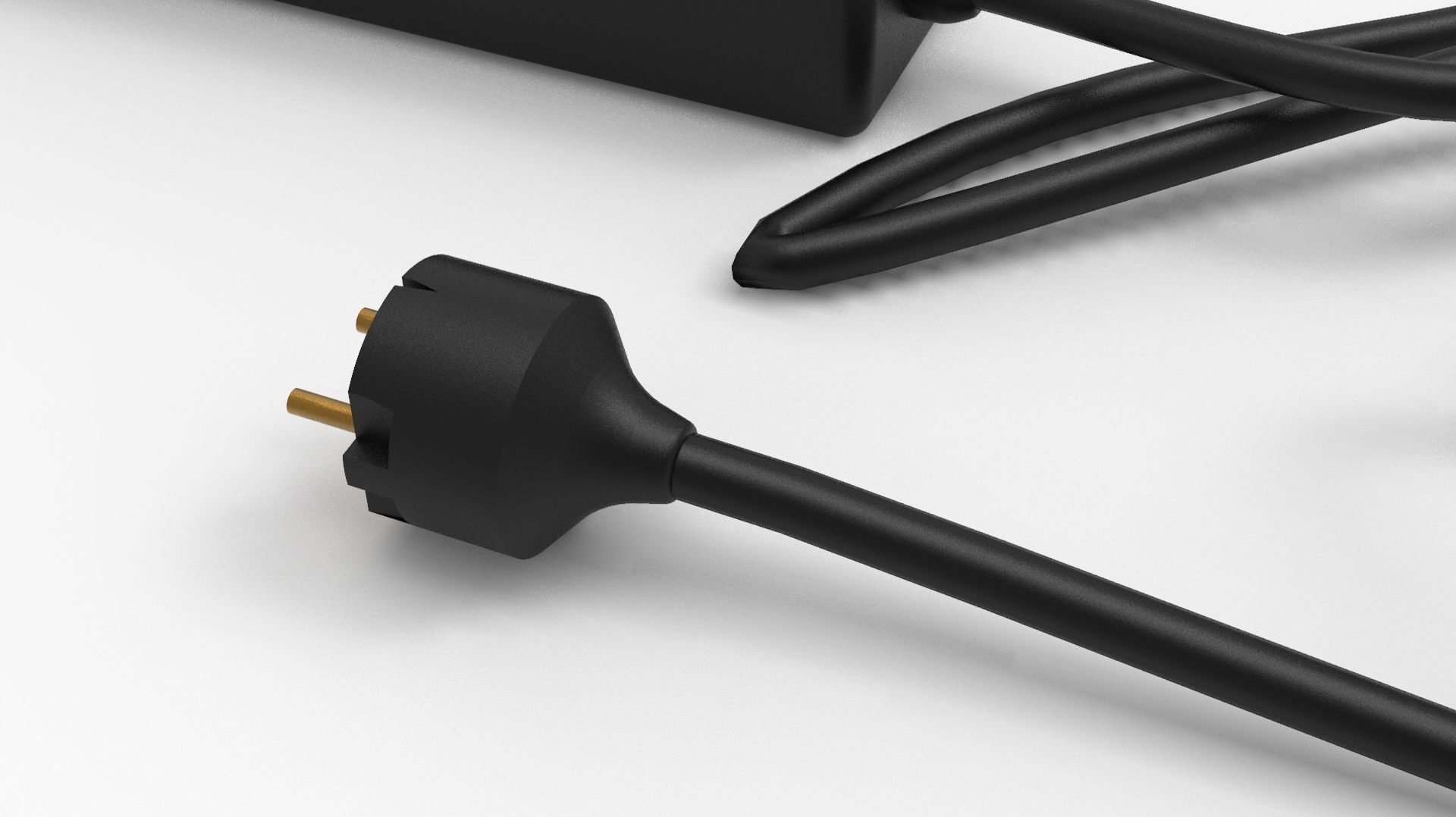 FOUR INPUT CORDED SOCKET 3D model_14