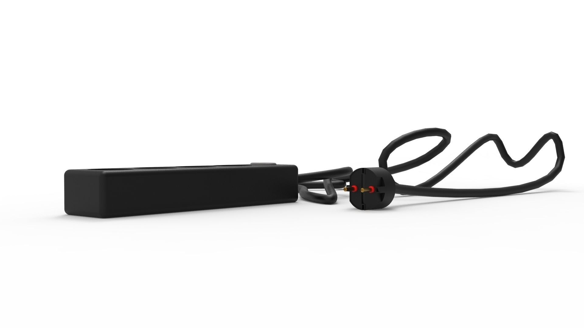 FOUR INPUT CORDED SOCKET 3D model_33