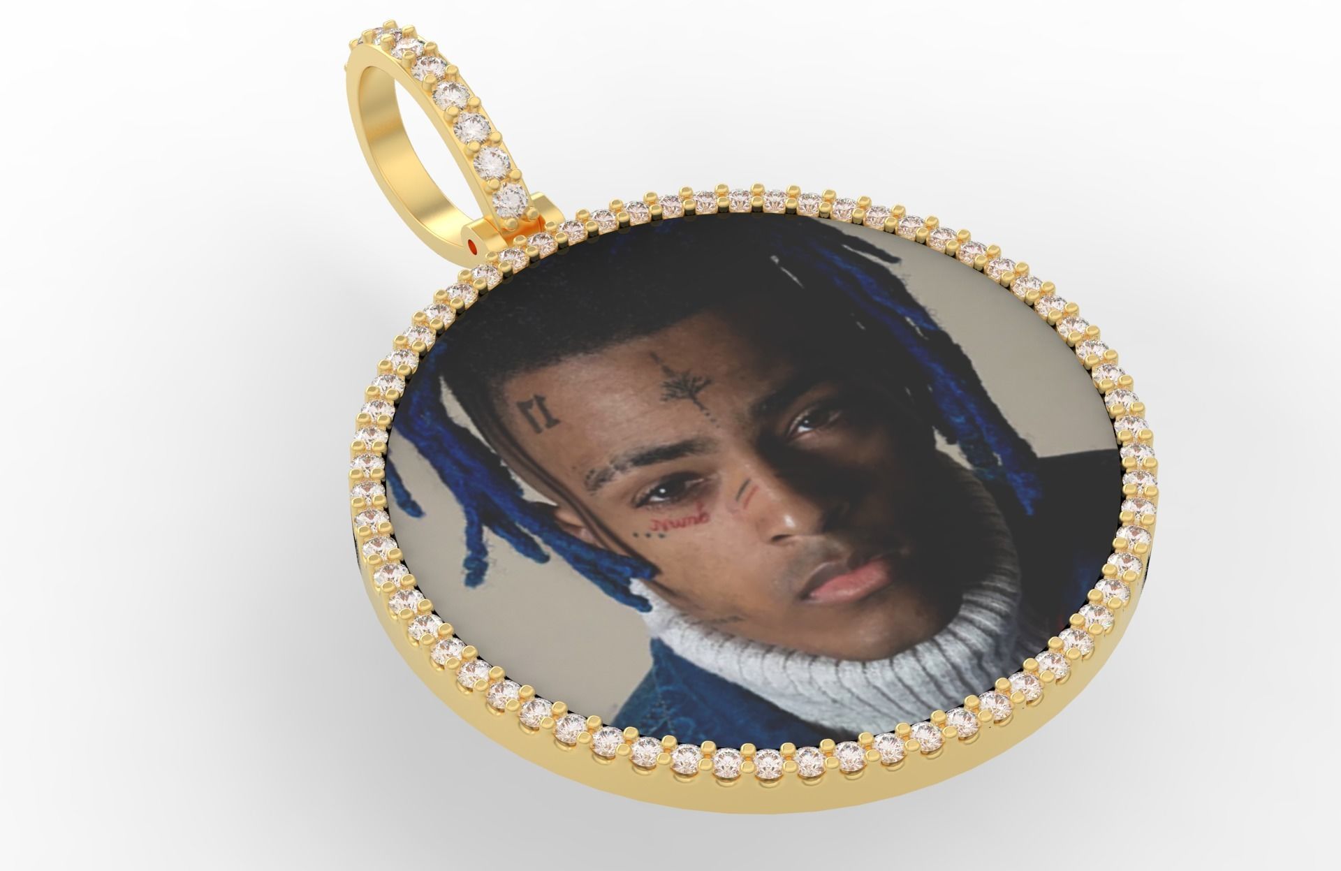 Round Frame Small Size 2 Options  3D print model_4