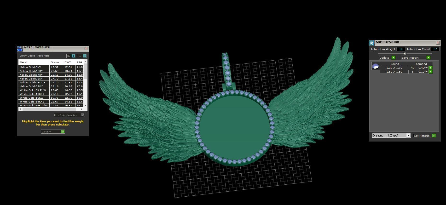 Round Frame Small Size 2 Options  3D print model_17