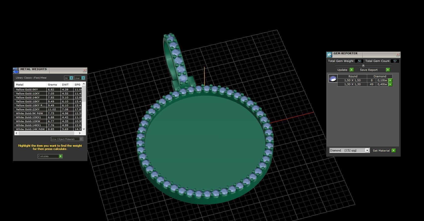 Round Frame Small Size 2 Options  3D print model_12