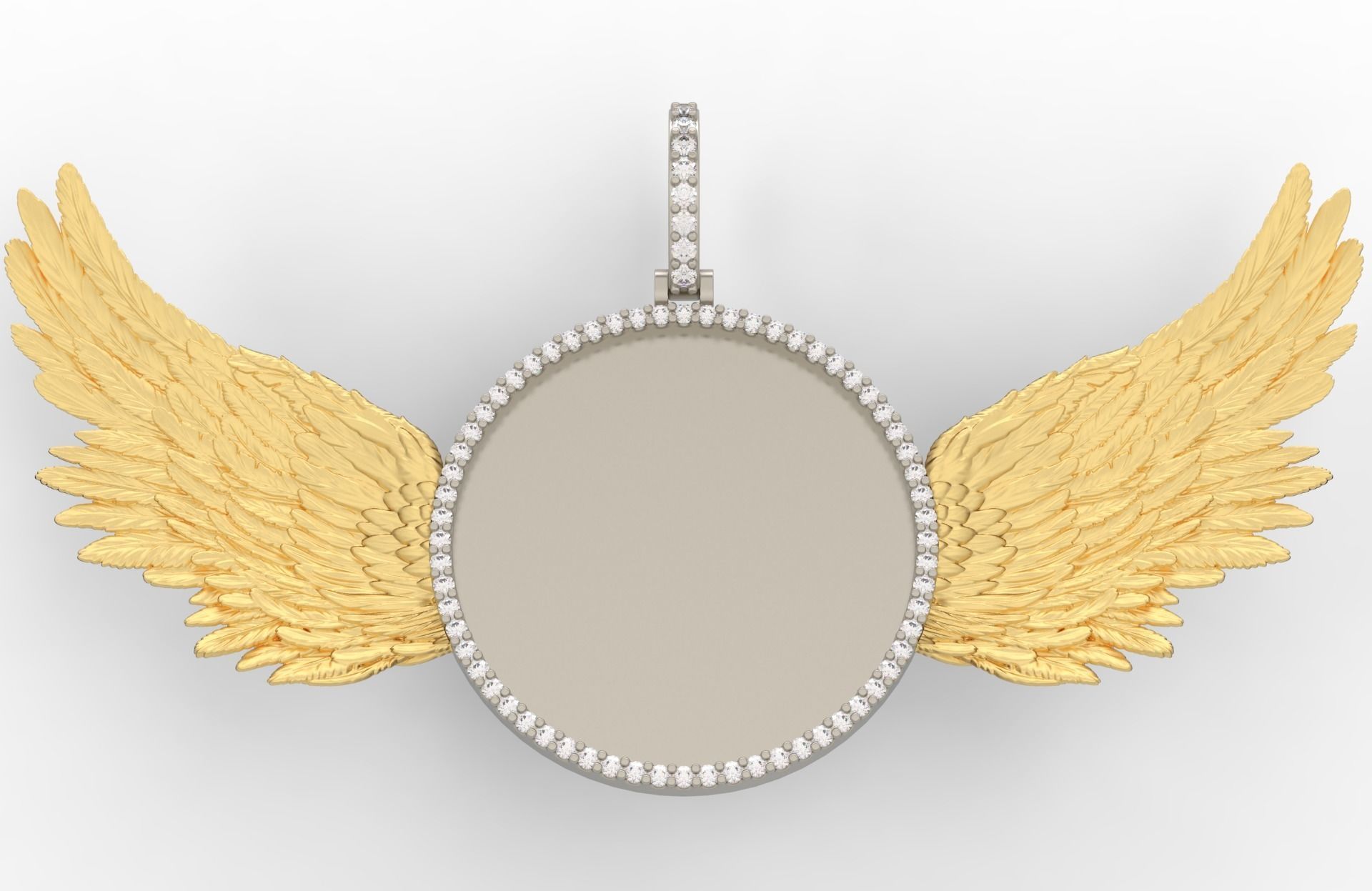 Round Frame Small Size 2 Options  3D print model_2