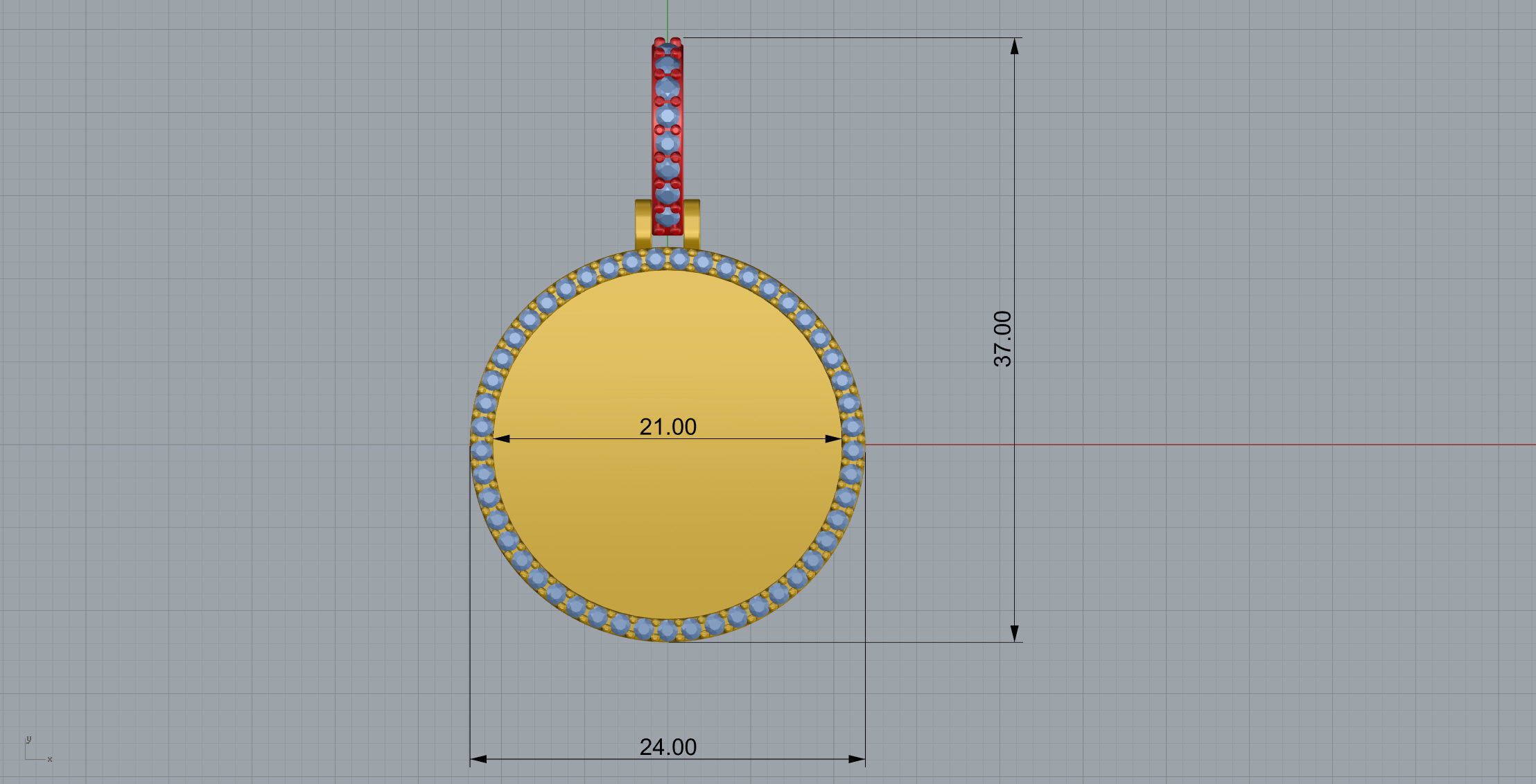 Round Frame Small Size 2 Options  3D print model_19
