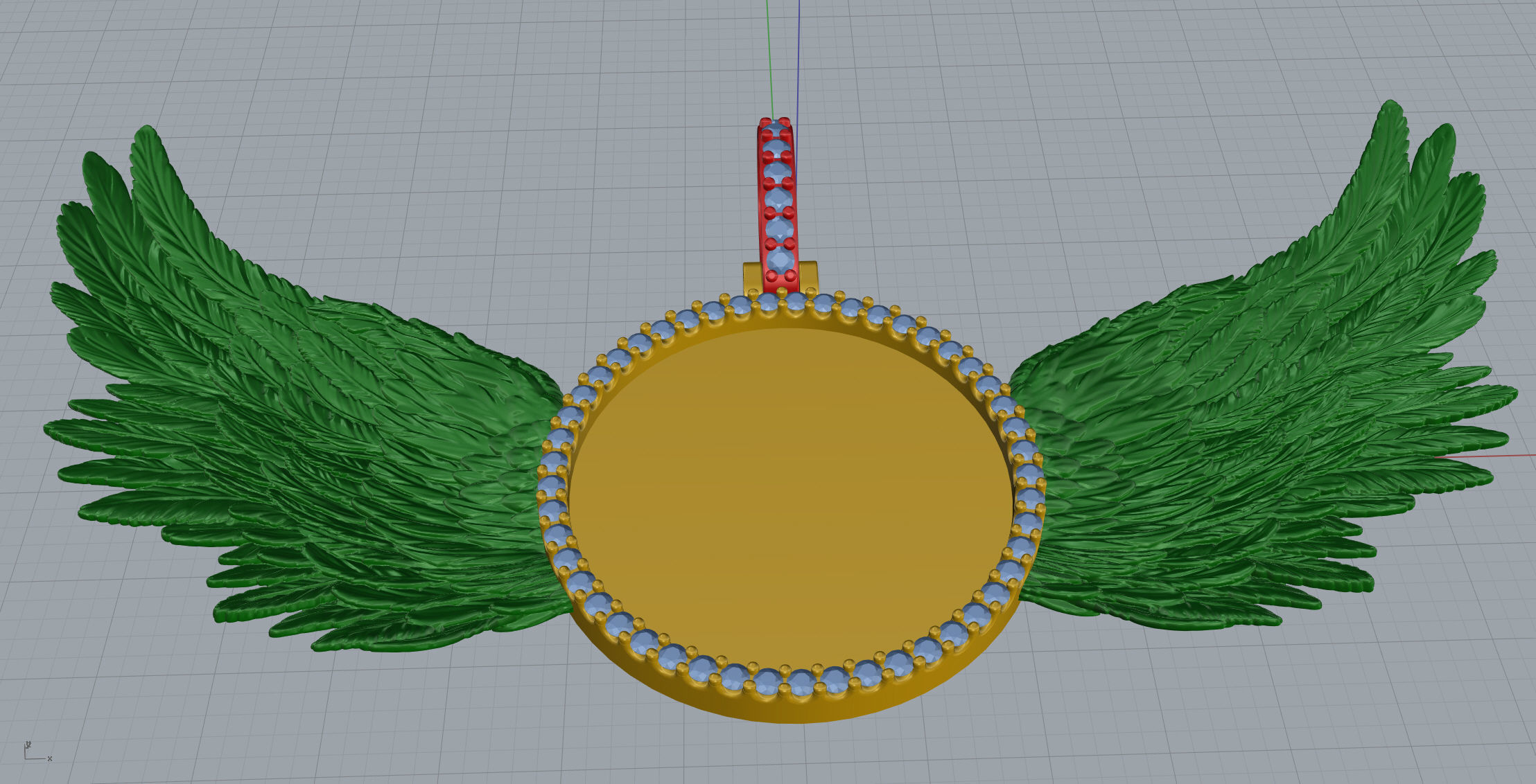 Round Frame Small Size 2 Options  3D print model_13