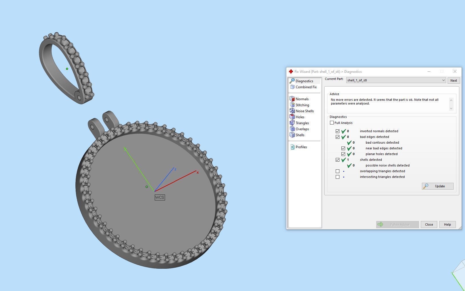 Round Frame Small Size 2 Options  3D print model_11