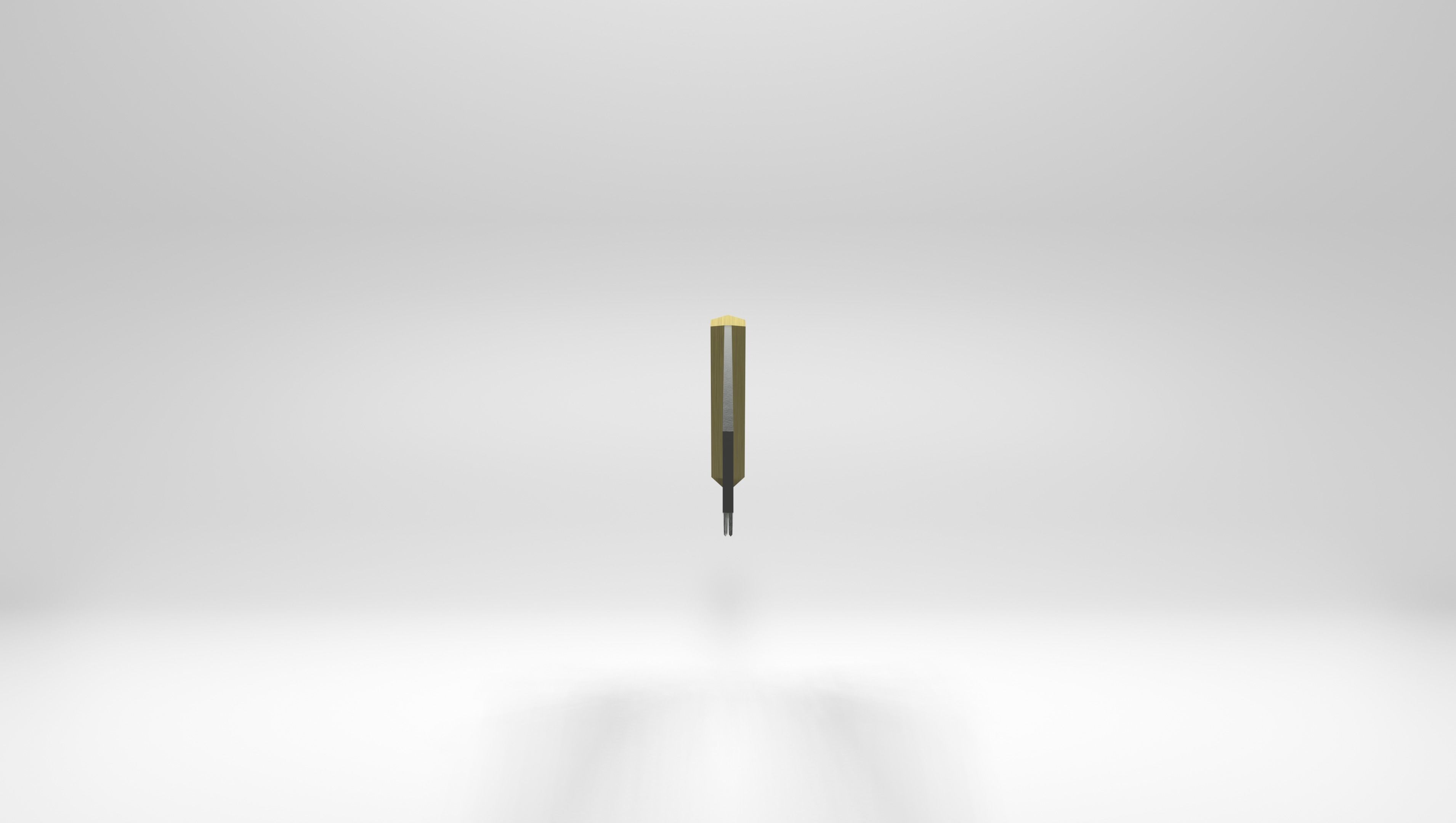 Low Poly - Woodsaw saw blade Low-poly 3D model_2