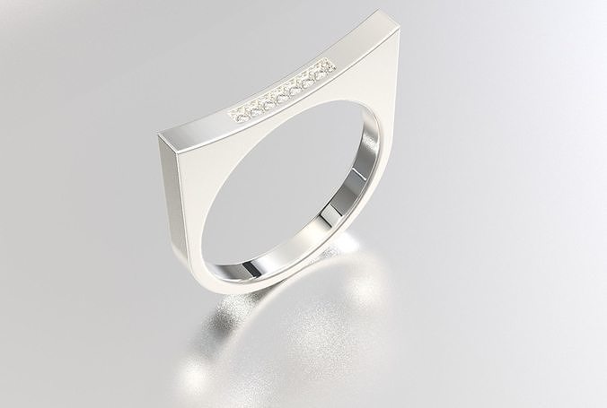 Cat Ear Ring 3D print model