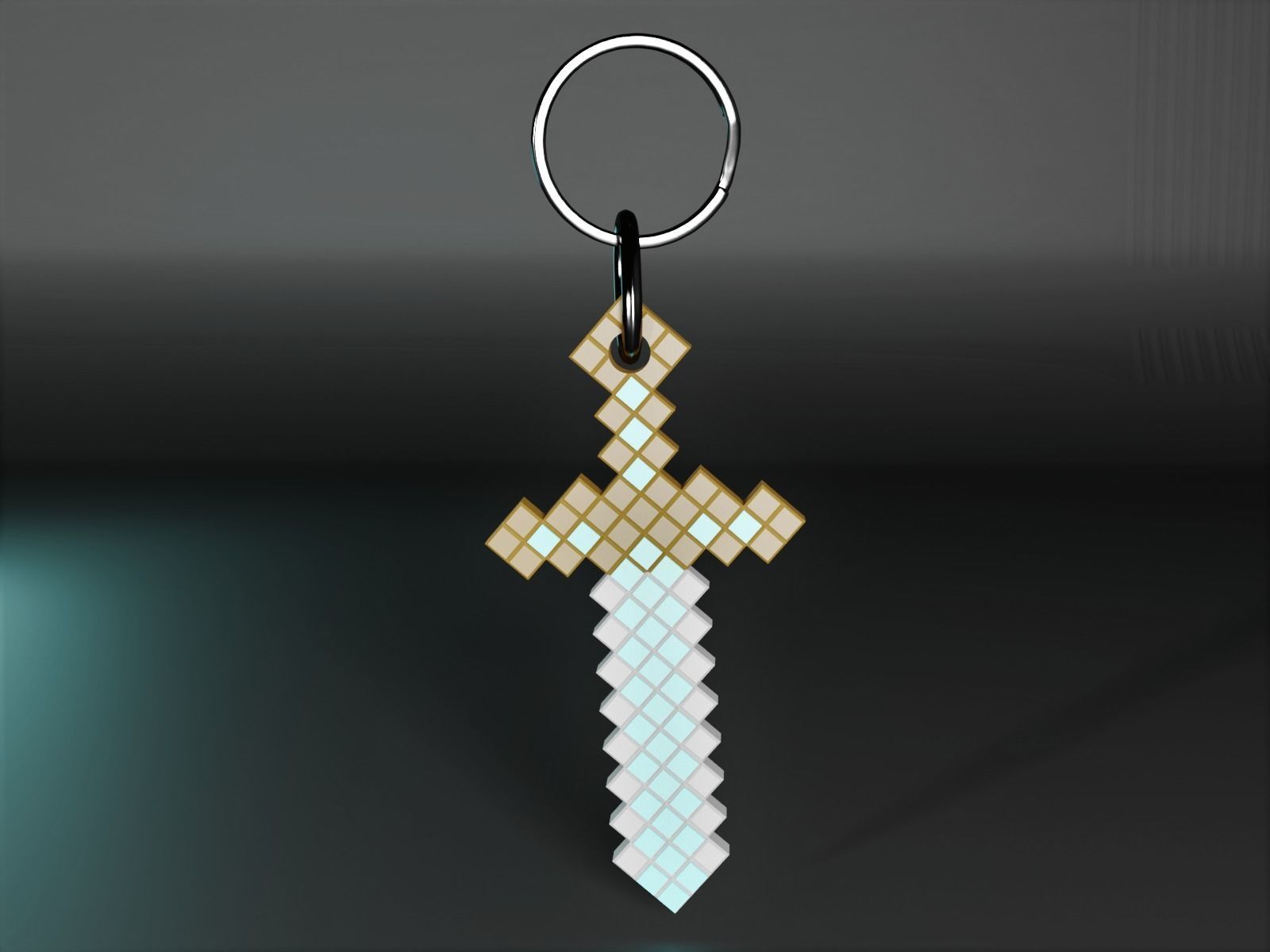 Sword Minecraft 3D print model_2