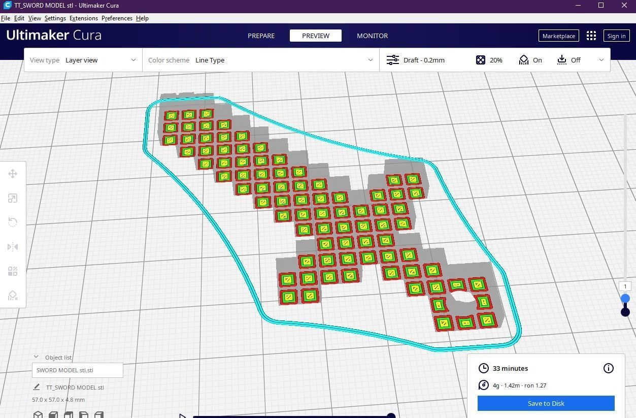 Sword Minecraft 3D print model_12