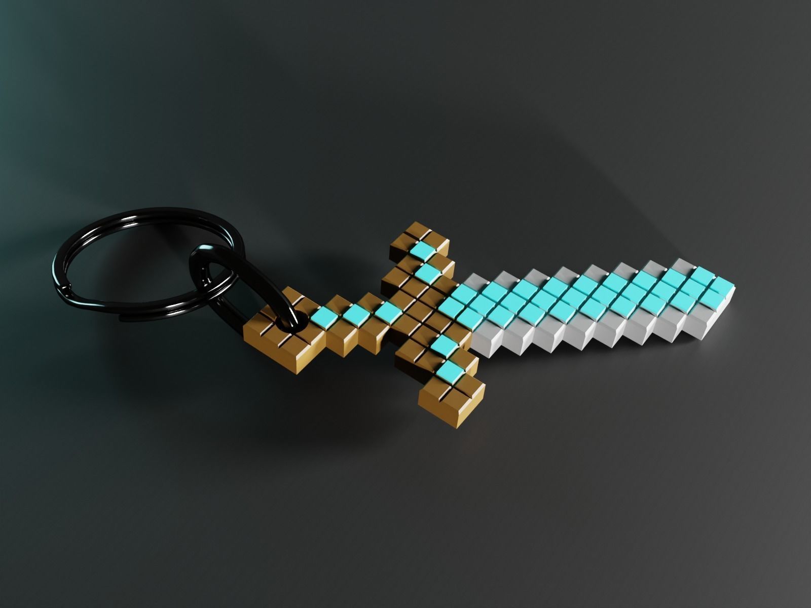 Sword Minecraft 3D print model_3