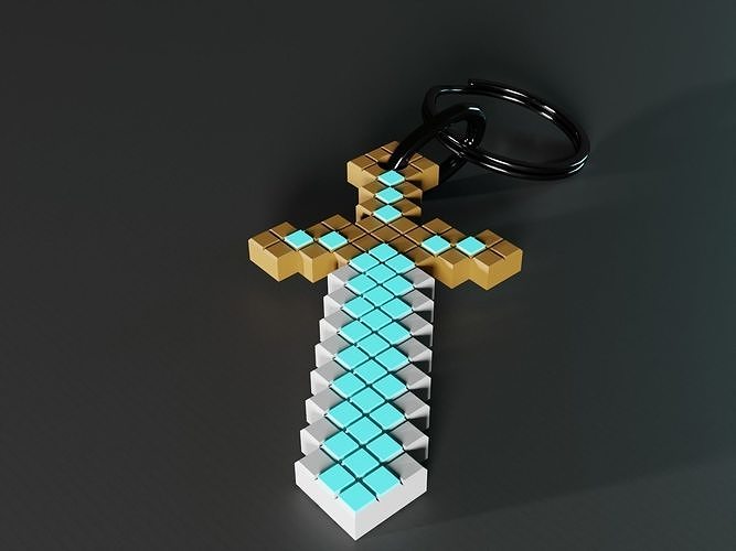 Sword Minecraft 3D print model