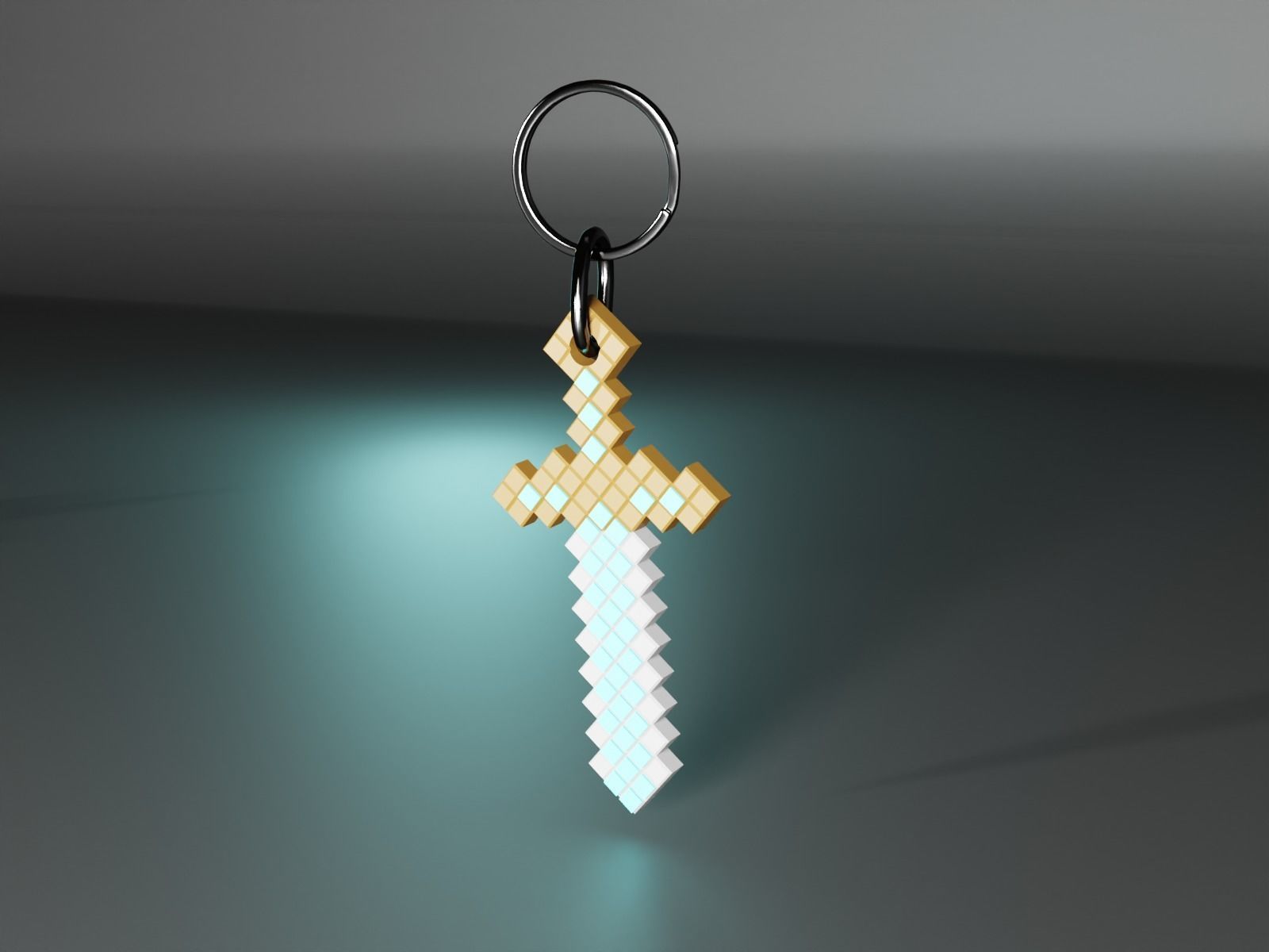 Sword Minecraft 3D print model_9