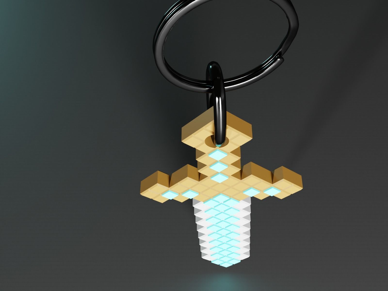 Sword Minecraft 3D print model_5