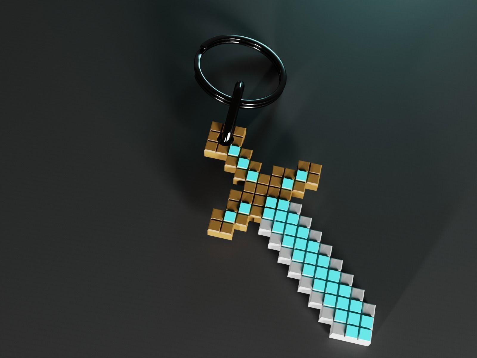 Sword Minecraft 3D print model_10
