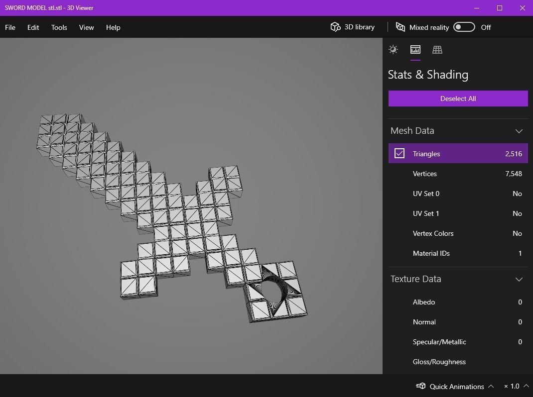 Sword Minecraft 3D print model_18