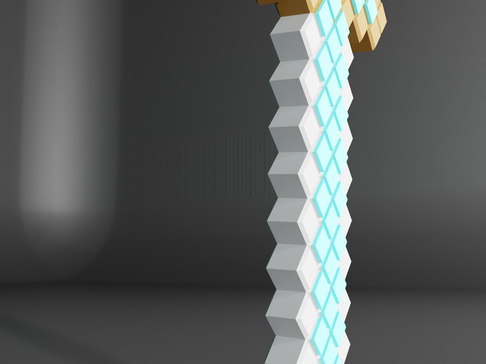 Sword Minecraft 3D print model_7