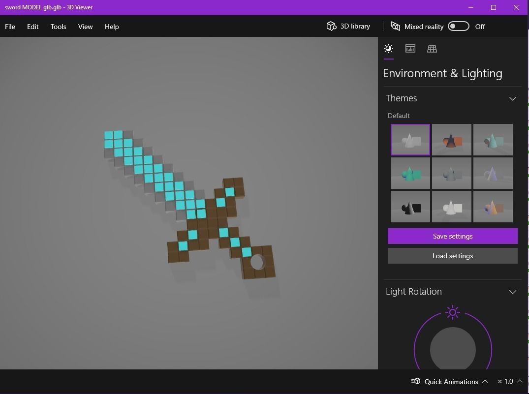 Sword Minecraft 3D print model_19