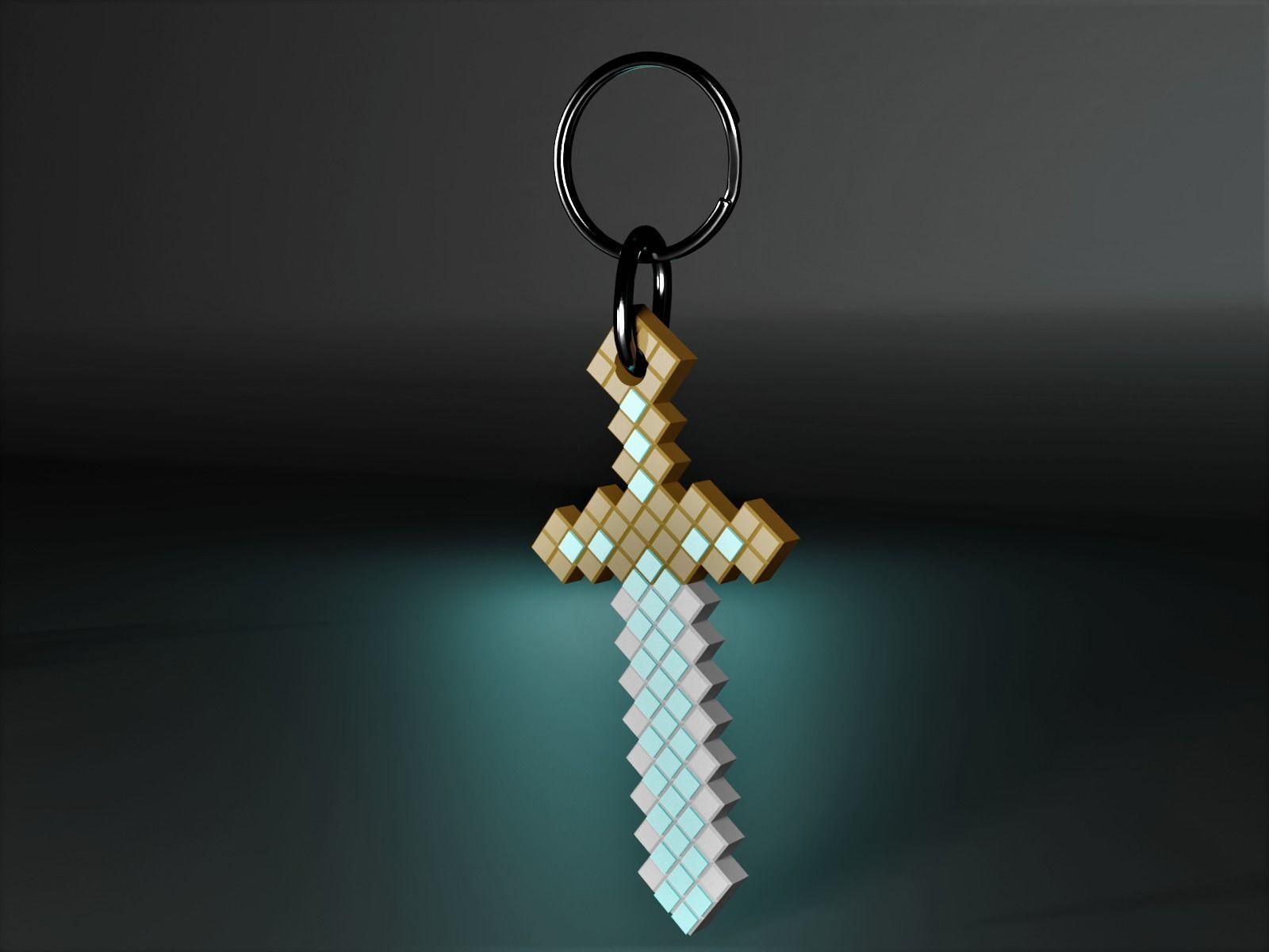 Sword Minecraft 3D print model_4