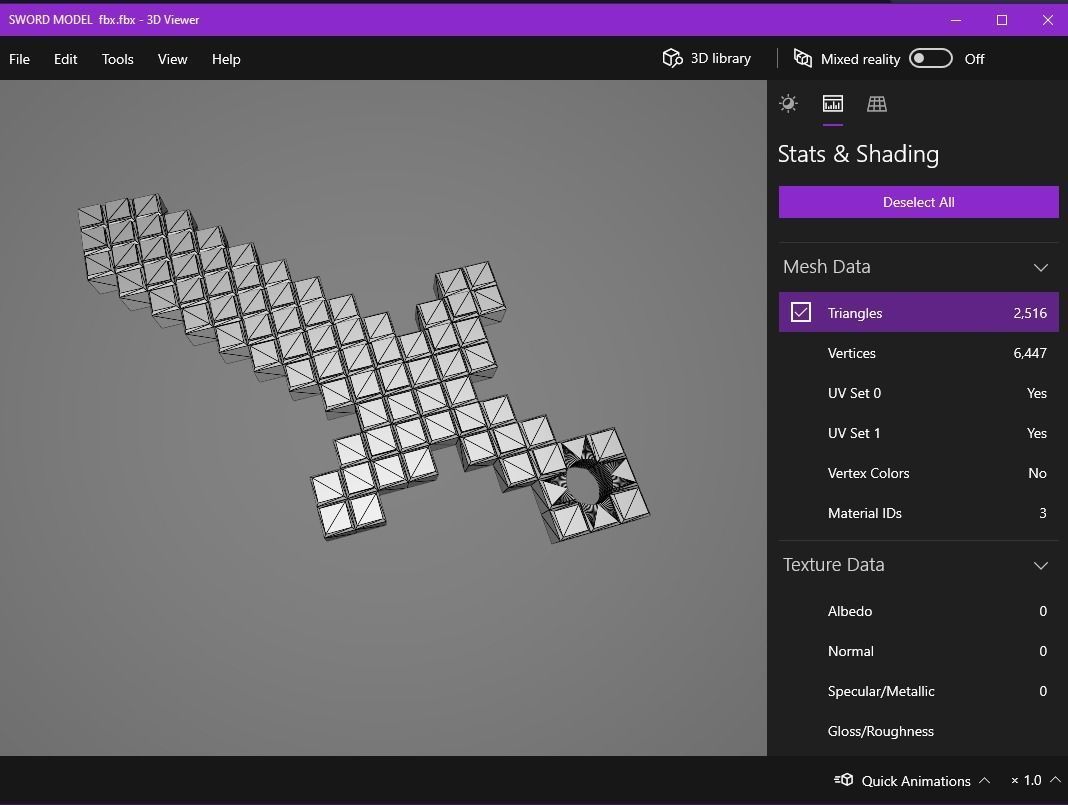 Sword Minecraft 3D print model_15