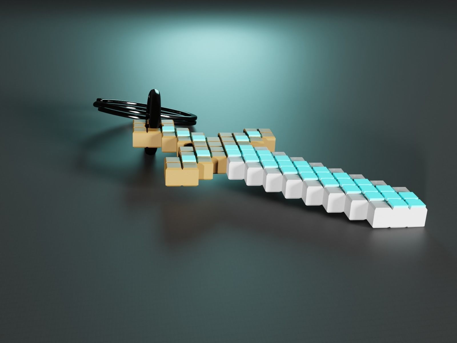 Sword Minecraft 3D print model_8